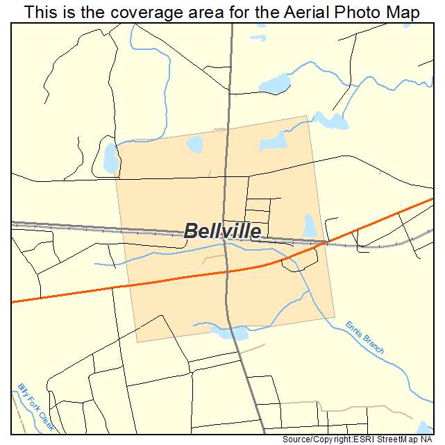 Bellville, GA location map 