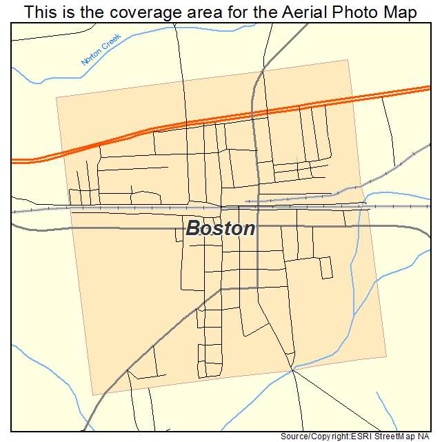 Boston, GA location map 