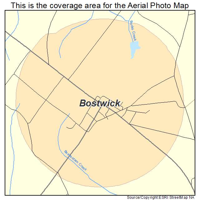 Bostwick, GA location map 