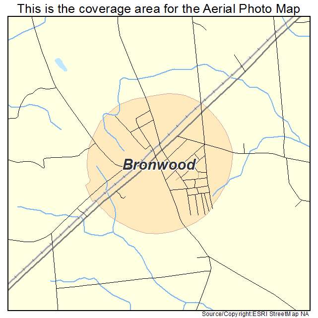 Bronwood, GA location map 