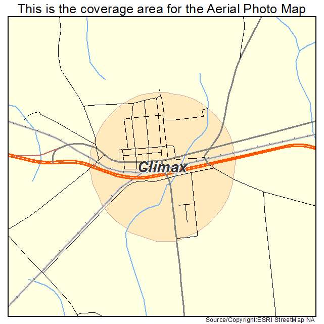 Climax, GA location map 