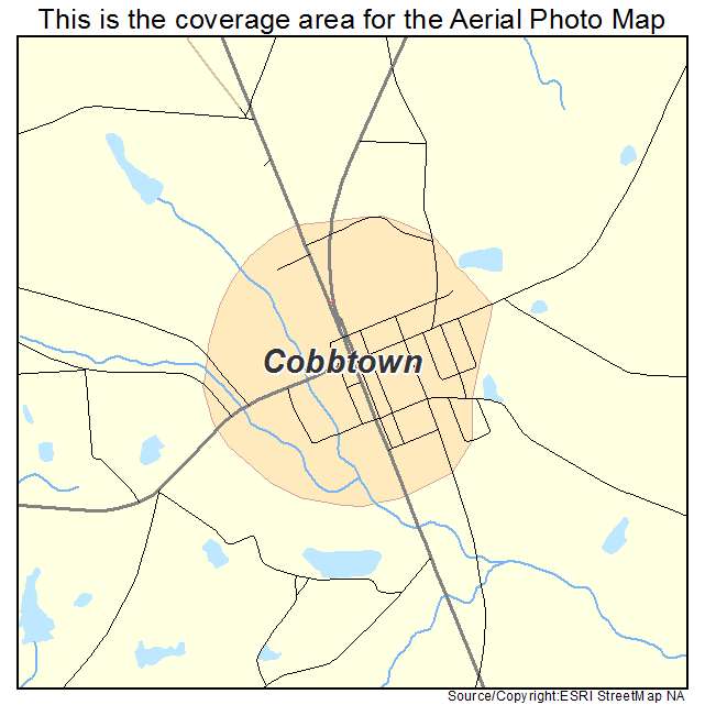 Cobbtown, GA location map 