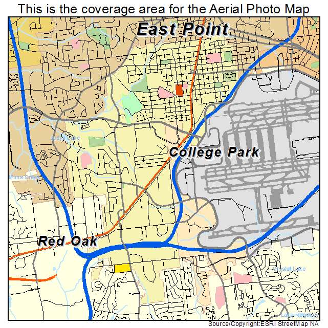 College Park, GA location map 