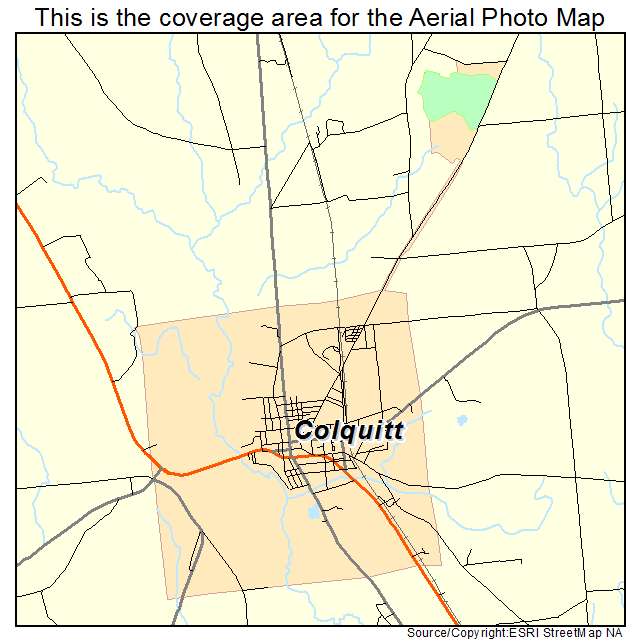 Colquitt, GA location map 