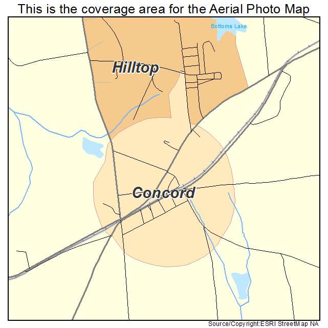 Concord, GA location map 