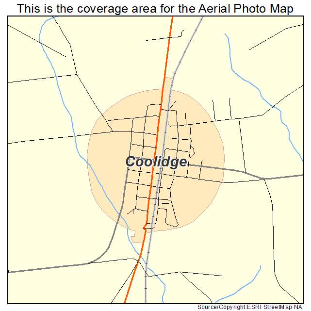 Coolidge, GA location map 