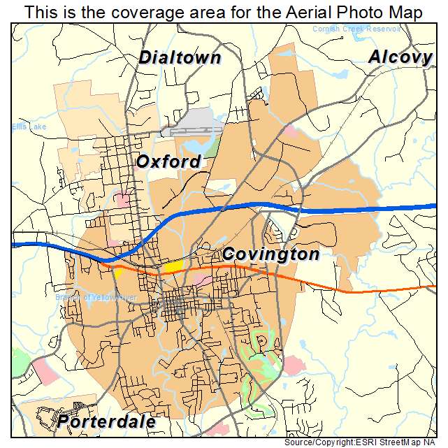 Covington, GA location map 