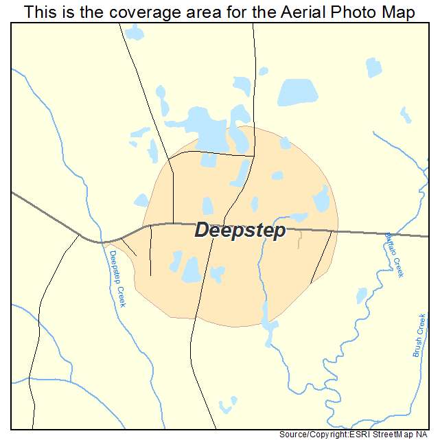 Deepstep, GA location map 