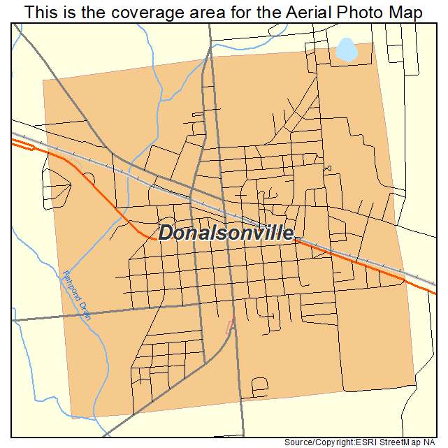 Donalsonville, GA location map 