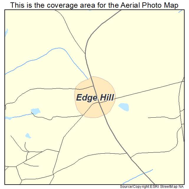 Edge Hill, GA location map 