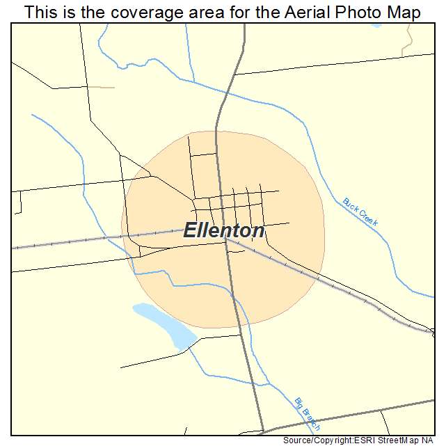 Ellenton, GA location map 