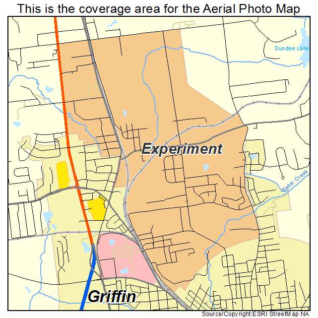 Experiment, GA location map 