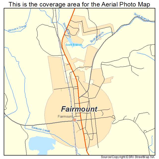 Fairmount, GA location map 