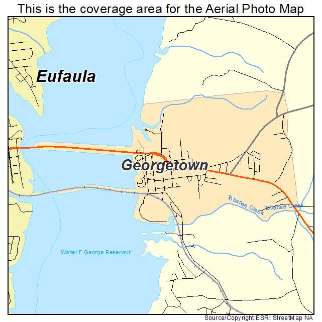 Georgetown, GA location map 