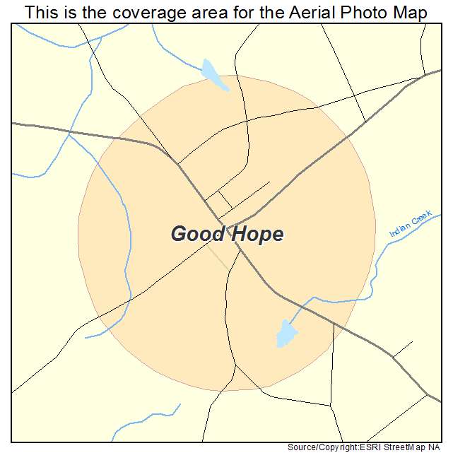 Good Hope, GA location map 