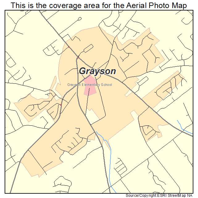 Grayson, GA location map 