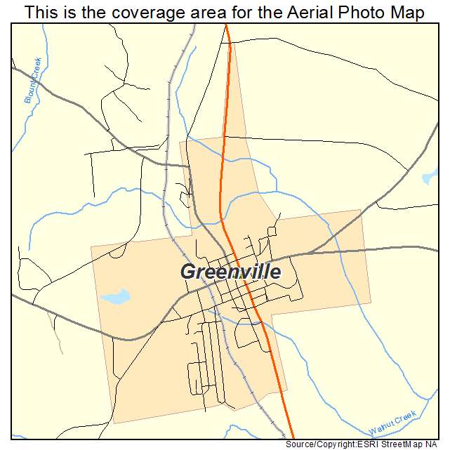 Greenville, GA location map 