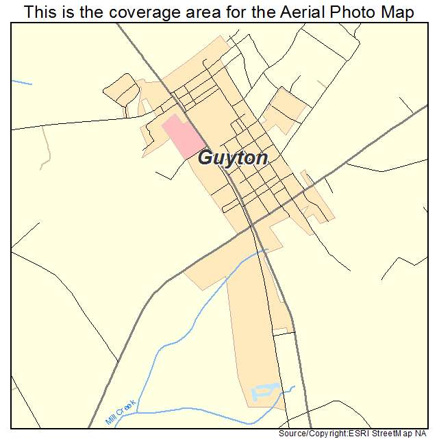 Guyton, GA location map 