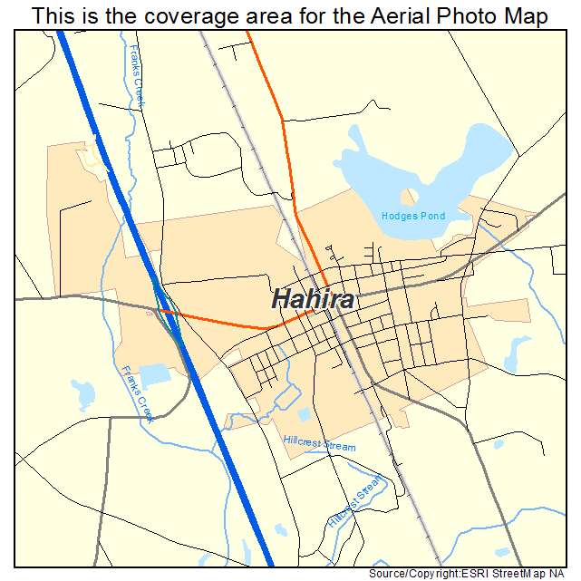 Hahira, GA location map 