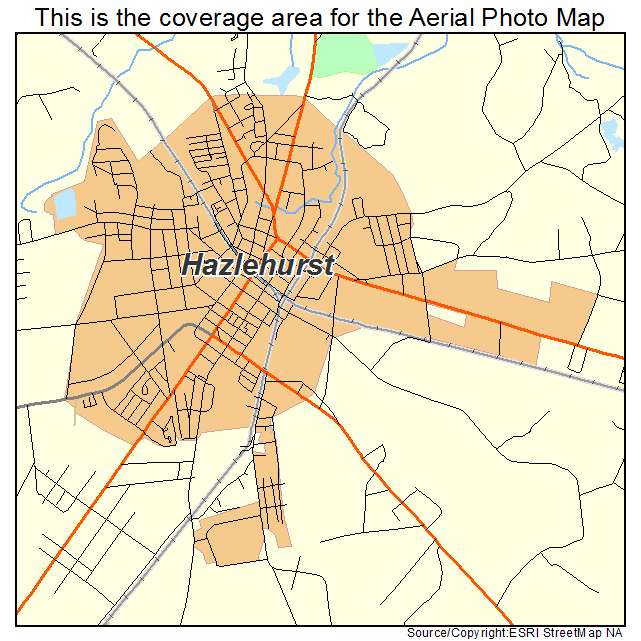 Hazlehurst, GA location map 