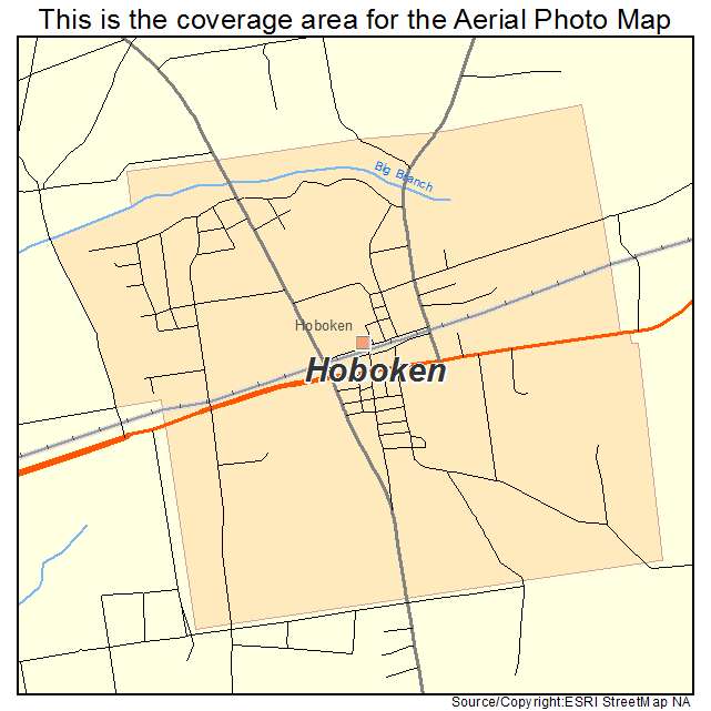 Hoboken, GA location map 