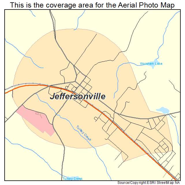 Jeffersonville, GA location map 