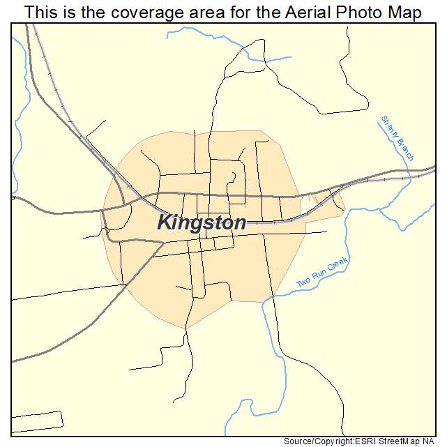 Kingston, GA location map 