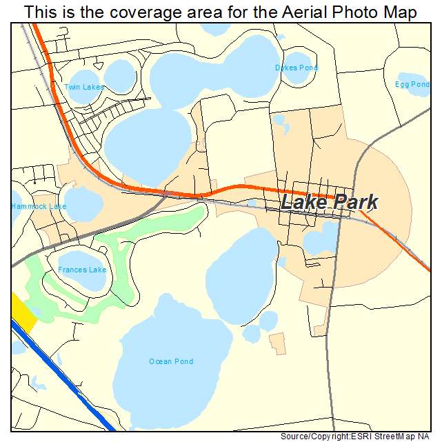 Lake Park, GA location map 