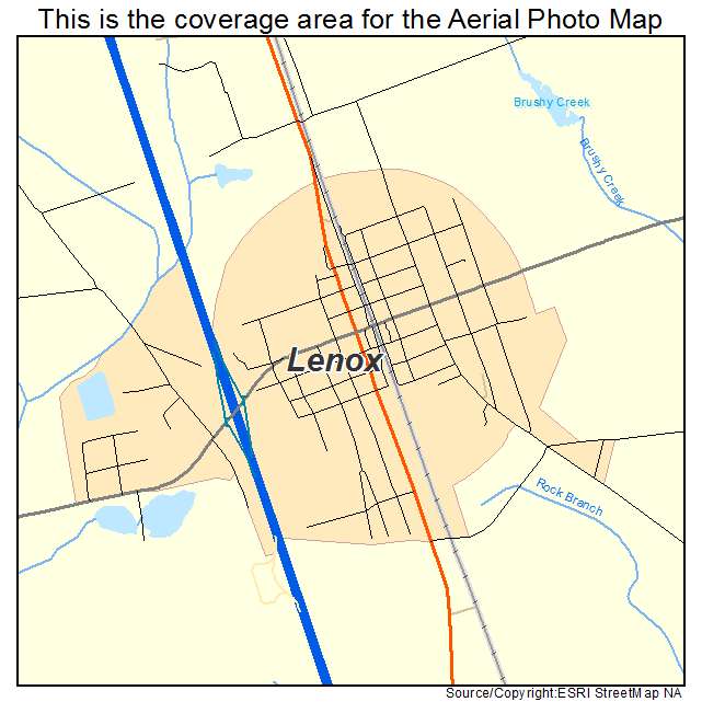 Lenox, GA location map 