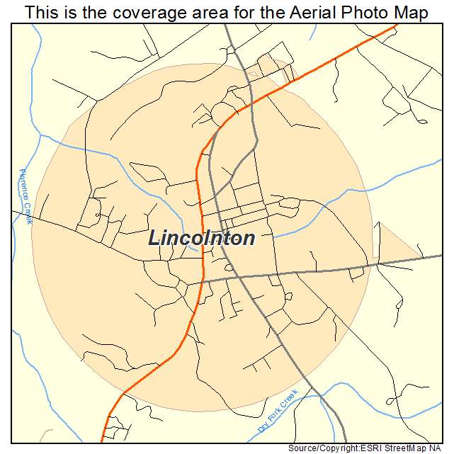 Lincolnton, GA location map 