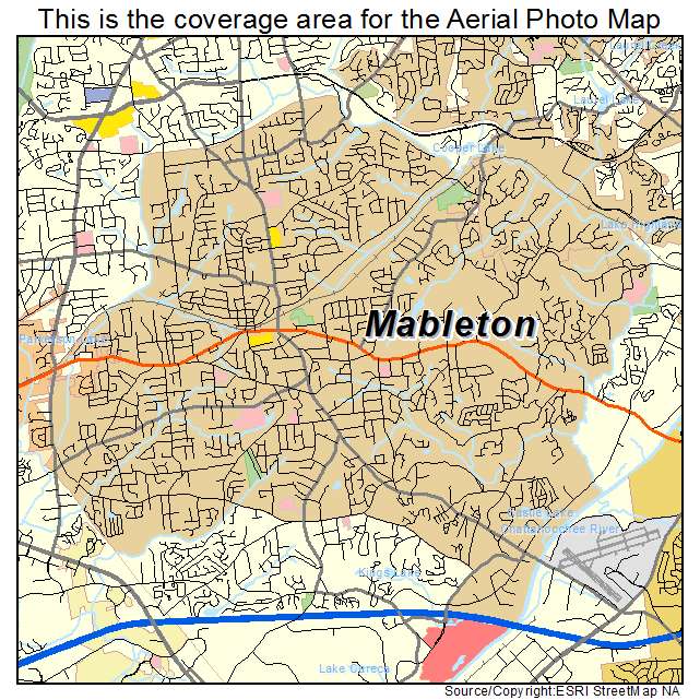 Mableton, GA location map 