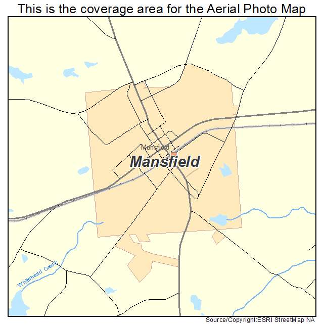 Mansfield, GA location map 