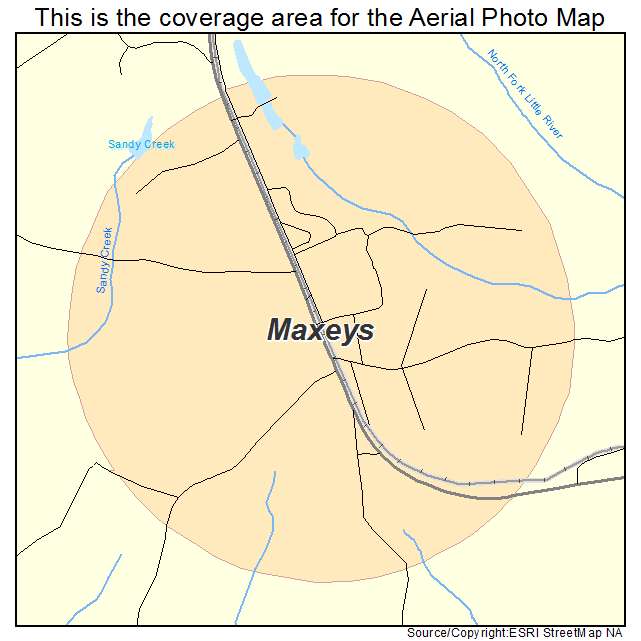 Maxeys, GA location map 