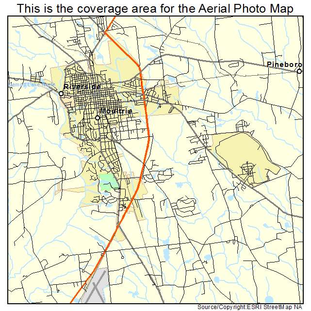 Moultrie, GA location map 