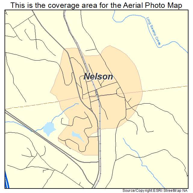 Nelson, GA location map 