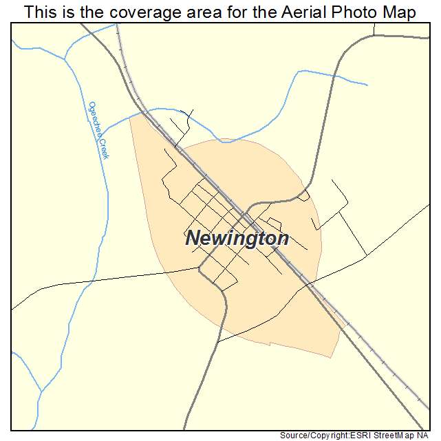 Newington, GA location map 
