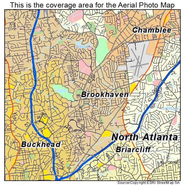 Map Of North Atlanta Ga On I 75 