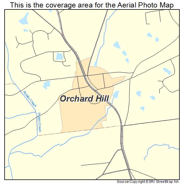 Orchard Hill, GA location map 