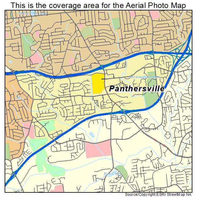 Panthersville, GA location map 