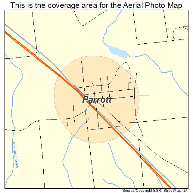 Parrott, GA location map 