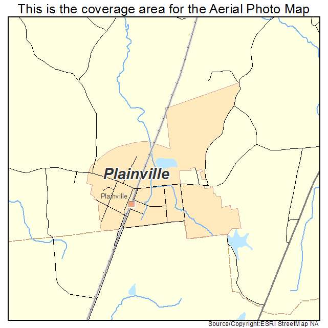 Plainville, GA location map 