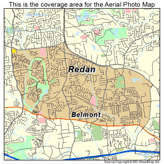 Redan, GA location map 