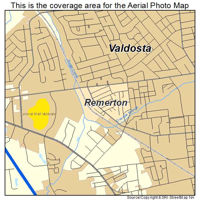 Remerton, GA location map 