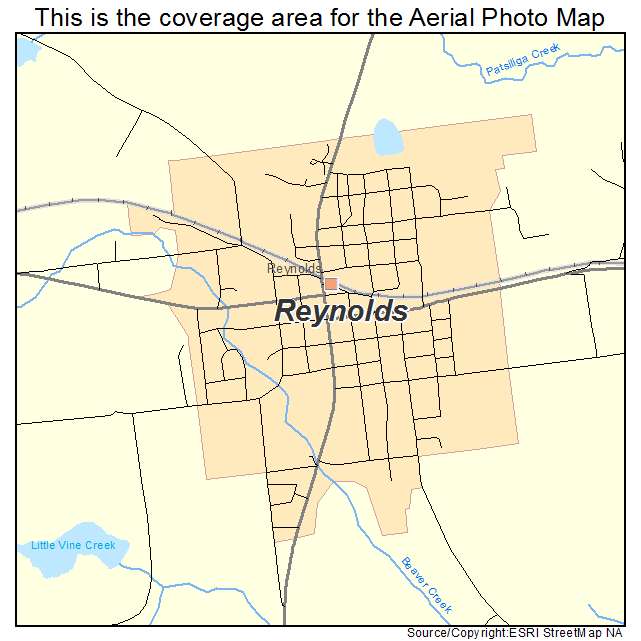 Reynolds, GA location map 