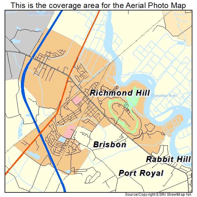 Richmond Hill, GA location map 