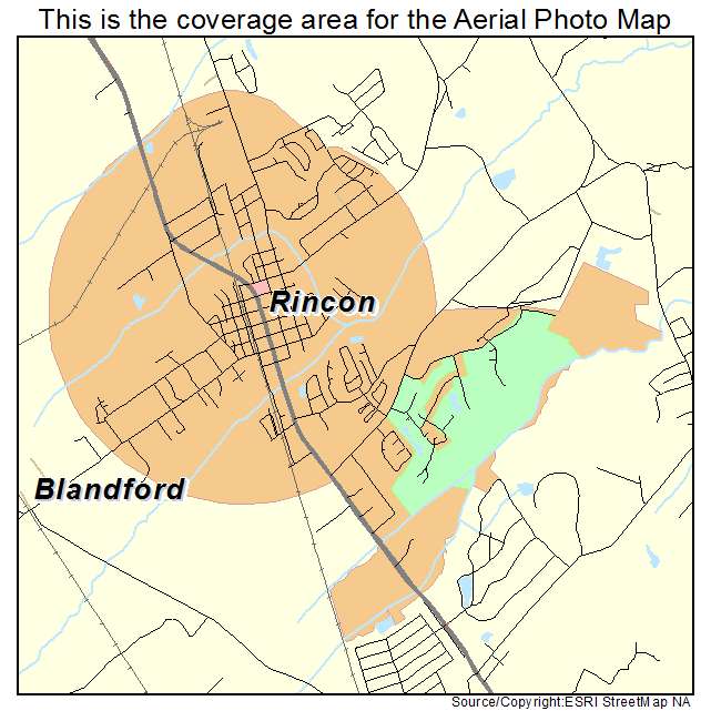 Rincon, GA location map 