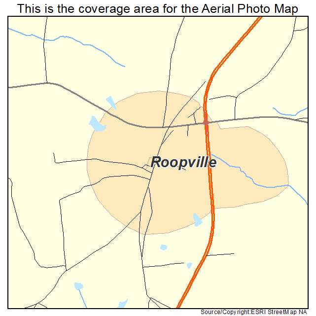 Roopville, GA location map 