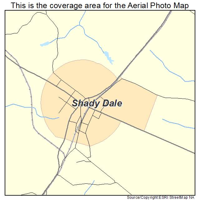 Shady Dale, GA location map 