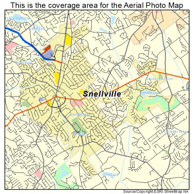 Snellville, GA location map 