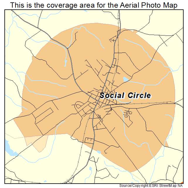 Social Circle, GA location map 
